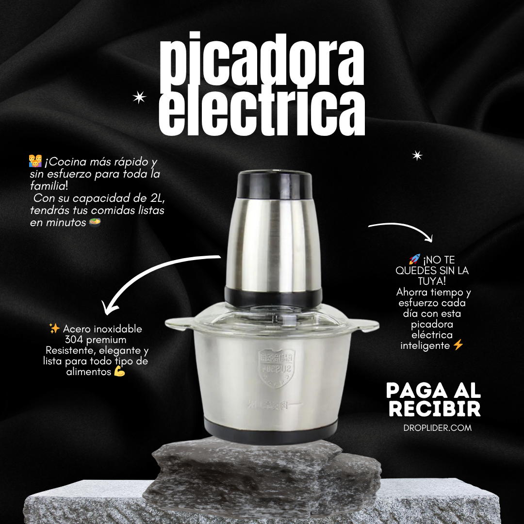 PICADORA ELÉCTRICA DE ALIMENTOS PowerChop™
