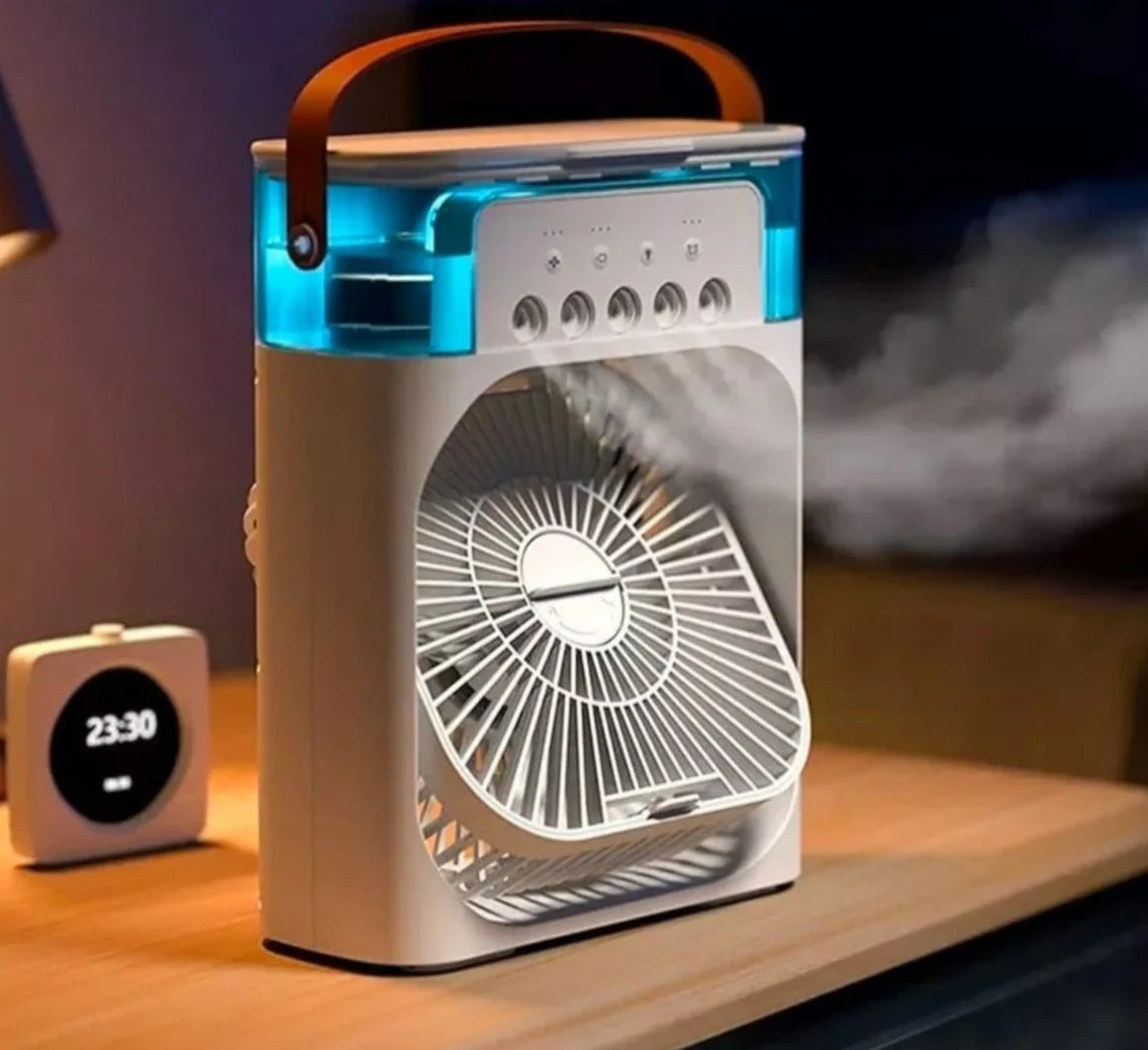 ❄️ Mini Aire Portátil Frescura y Humidificación al Instante