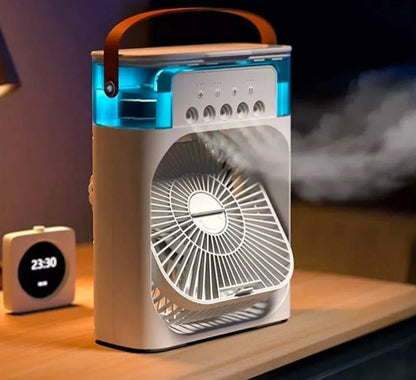 ❄️ Mini Aire Portátil Frescura y Humidificación al Instante