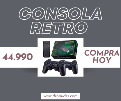 Consola Retro Inalámbrica 20.000+ Juegos I Diversión Clásica