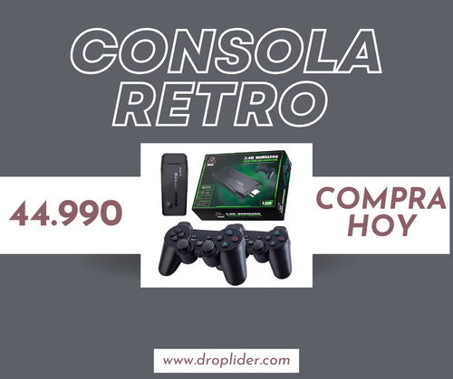 Consola Retro Inalámbrica 20.000+ Juegos I Diversión Clásica
