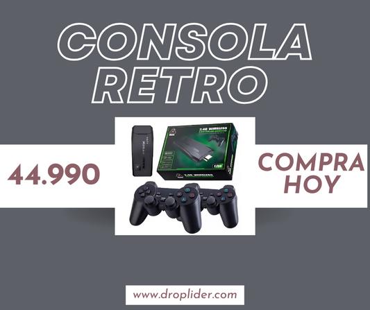 Consola Retro Inalámbrica 20.000+ Juegos I Diversión Clásica