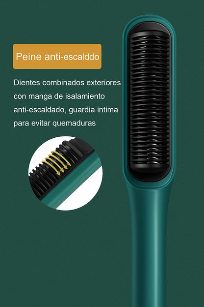 Cepillo alisador 3 en 1 - cabello liso y brillante en segundos